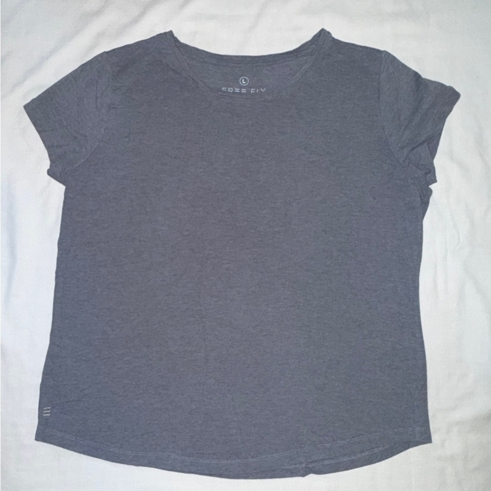 Free Fly Apparel Brushed Blue Women's Top (EUC - Size Large)